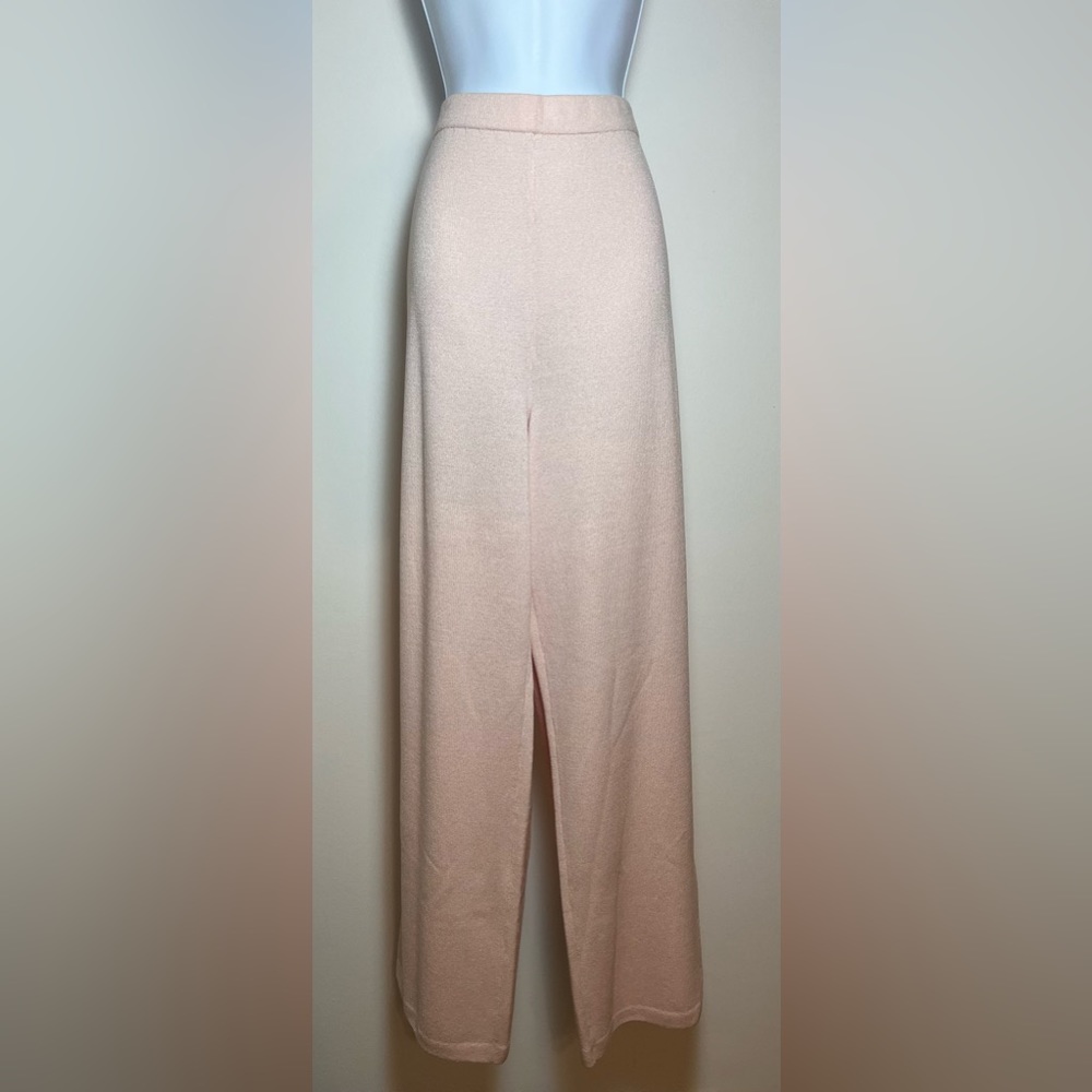 ST. John High Waist Light Pink Knit Pants